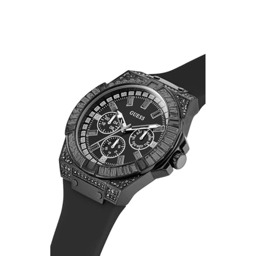 Guess Black Round Dial Analog Men's Watch - GW0208G5M