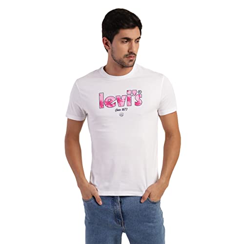 Levi's Men's Graphic Regular Fit T-Shirt (16960-0927_Bright White L)