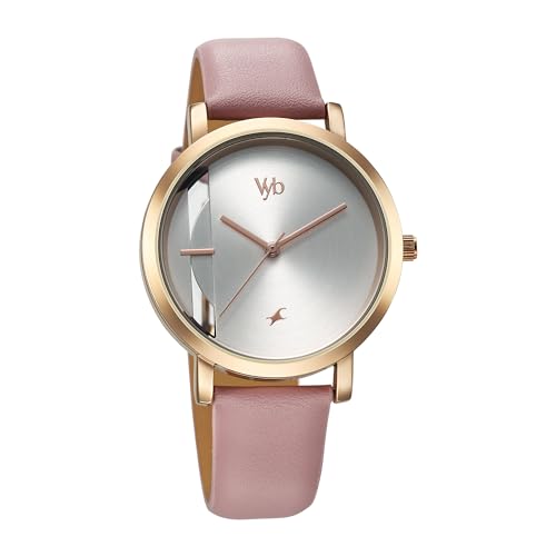 Fastrack Analog Rose Gold Dial Women's Watch-FV60029WL02W