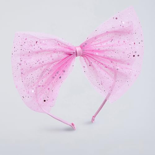 Hopscotch Girls Pink Sleeveless Beads Embellished Tulle Gown for Age (4-5 Years)