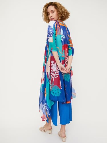 Max women's Polyester Blend Casual Shrug (KF41012_Multi_XL Multicolour