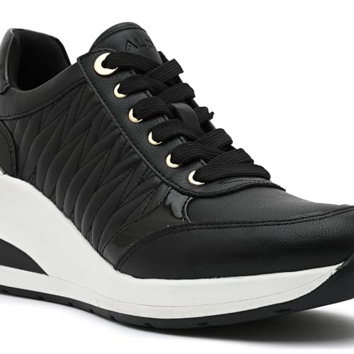 Aldo GRADSKIYA-IN001 Ladies Black Wedge Sneakers