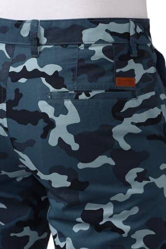 Van Heusen Men's Chino Shorts (VSSRWRGPS06213_Blue_3XL)
