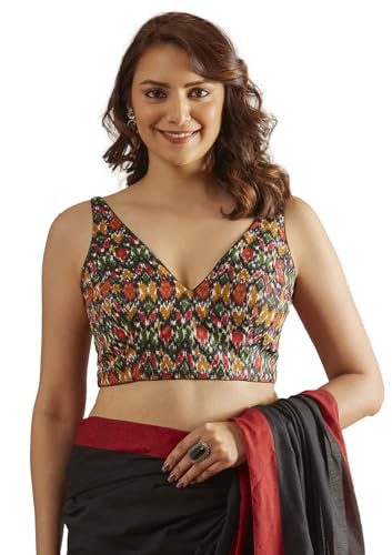 SALWAR STUDIO Multi Iakt Cotton Blouse