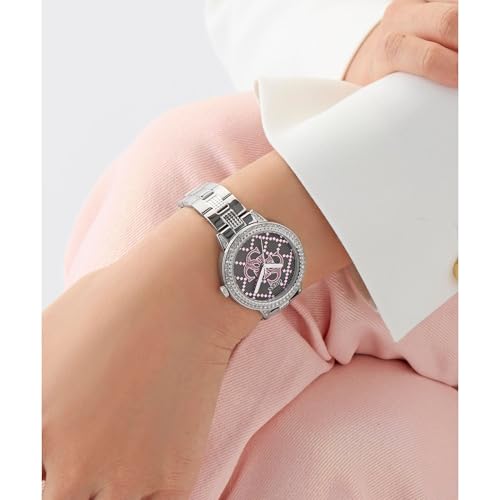 GUESS Silver Round Dial Analog Women's Watch - GW0944L1