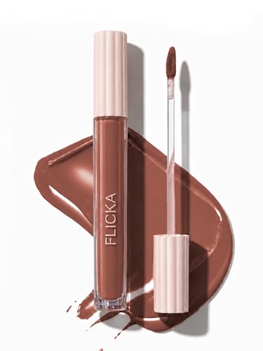 FLiCKA Weightless Impression Liquid Lipstick| Enriched With Vitamin E, Matte Finish, Moisturizing, Creaseless Formula, 07 July, 1.6ml