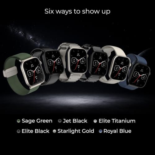 Noise New Launch ColorFit Ultra 4 Smartwatch with BT Calling, 1.96" AMOLED Always-On Display, AI Transcription & Voice Commands, Metal Body, 10m Water Resistant, Heart Rate Monitor (Sage Green)