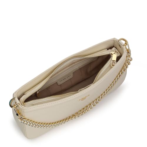 Da Milano Leather Shoulder Bag for Women - Marshmallow White (LB-00749A-OL)