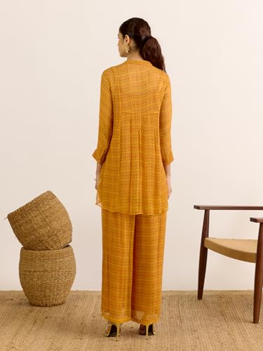 Aarke Ritu Kumar Yellow Mia Kurta With Pant
