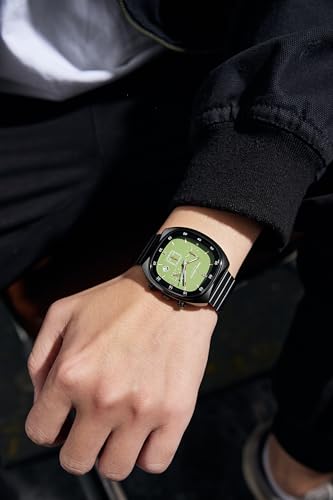 Daniel Hechter Paris Bercy Collection Modern Multi Functional Watch for Men with Square Dial and Stainless Steel Strap