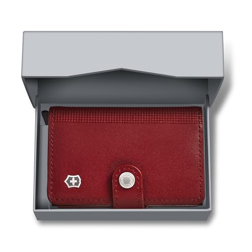 Victorinox Altius Secrid Wallet, Card Holder (0.1 kg), 10 cm, Red, Leather, 612680| RFID 6 Cards Slot