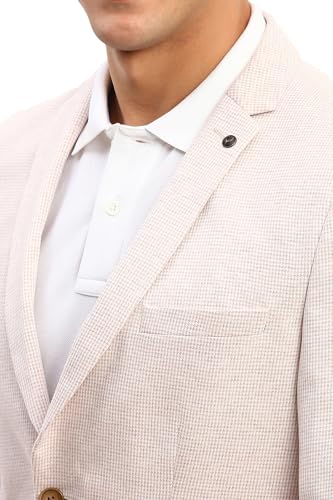 Allen Solly Men's Blazer (ASBZMUJFB84278_Peach