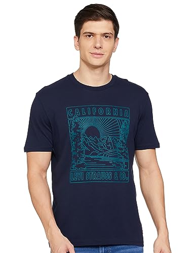 Levi's Men's Regular Fit T-Shirt (16960-1077_Navy