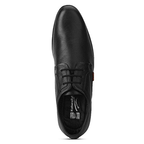 Red Chief Derby Lace Up | Men's Formal Shoes for Office | Black | PU Sole