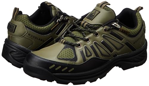 Woodland Men's Olive MESH PU Casual shoes-11 UK (45EURO) (GC 6337024HS)
