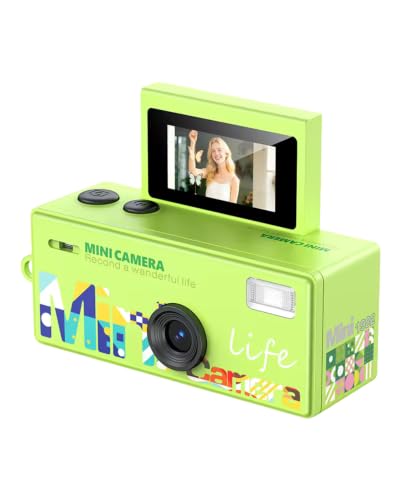 Mavie Rewind Mini Digital Camera | 1080P HD Pocket Digital Camera with Flip Screen | Compact Camera for Travel, Photography, Vlogging & Aesthetic Content