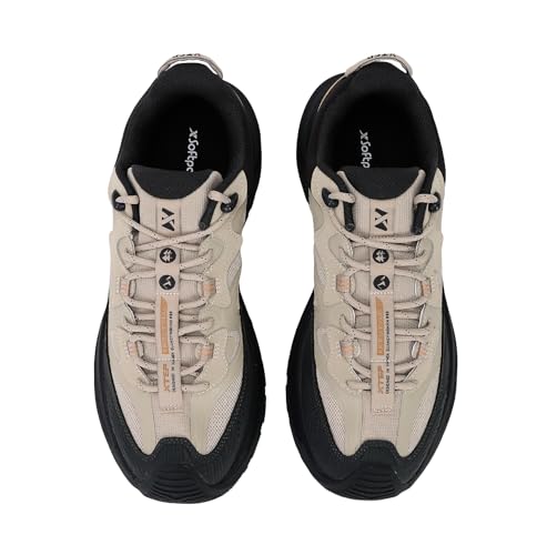 XTEP Energetex Outdoor Casual Shoe for Men Everyday Comfort Walking Hiking Shoes Black