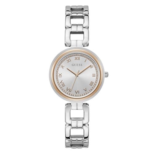 GUESS Stainless Steel Women 32 Mm Silver Dial Analog Watch- U1387L4M