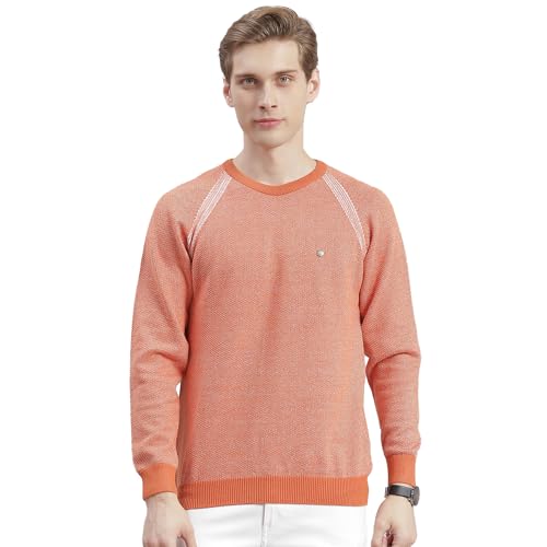 Monte Carlo Yellow Solid Round Neck Sweater