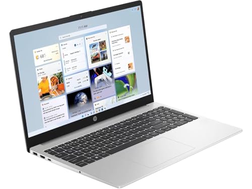 HP 15 (2026), AMD Ryzen 3 Quad Core 7335U - (8 GB DDR5/512GB SSD DOS (MS Office/Windows not Installed) Thin and Light Laptop/15.6" /Turbo Silver/1.5kg