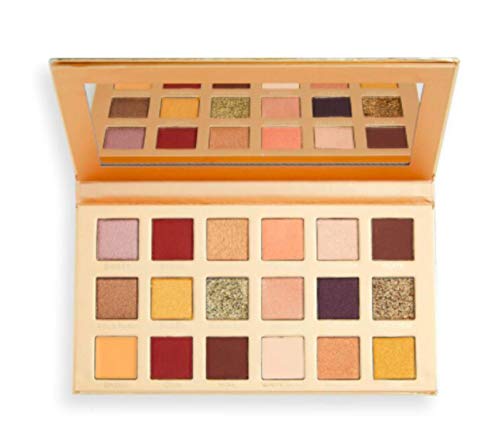 Makeup Revolution Pro 24K Gold Semi-Matte Eyeshadow Palette