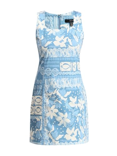 VERO MODA Womens Mini Dress Faded Denim