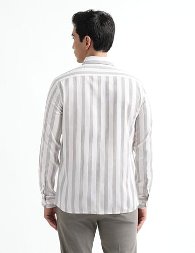 Arrow Brown Formal Shirt_ARAEOSH2932_40