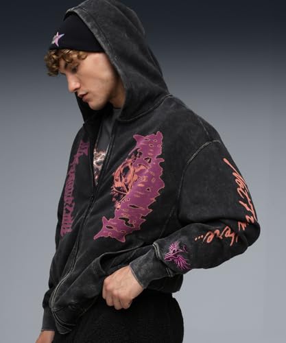 Puma | LaMelo Supernova Men's Full-Zip Hoodie | Black | XL