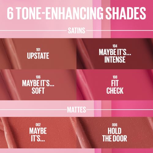 Maybelline New York Maybelline Serum Lipstick (Satin), 108 Fit (Pack of 2)