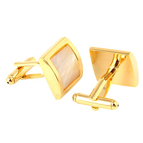 Peluche All Time Sexy: Studded with Natural Mother of Pearl (Semi Precious) Cufflinks for Men