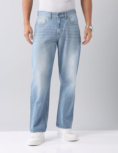 AD by Arvind Indigo Baggy Fit Mid Rise Jeans
