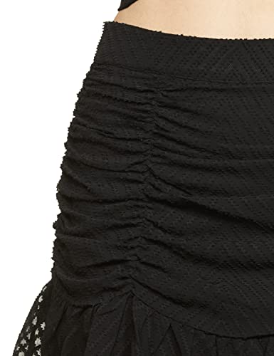 Marie Claire Georgette Western Skirt Black