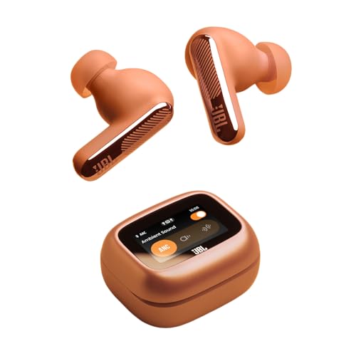 JBL New Live Beam 4 TWS with Smart Charging Case, Hi-Res Audio, True Adaptive Noise Cancelling 2.0, 6-Mic Perfect Calls 2.0, Personi-Fi 3.0, BT 6.0, LE Audio,Auracast, Up to 48H Playtime, IP55, Orange