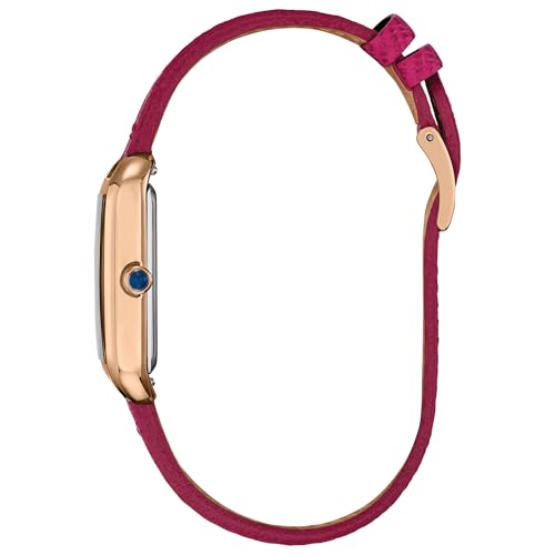 Citizen Ladies Eco-Drive Dress Classic Watch, Pink Leather Strap & White Dial, Watches