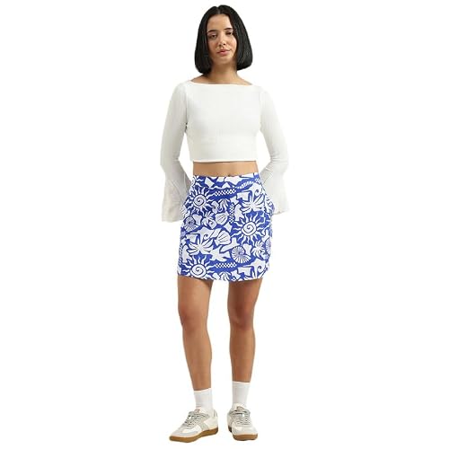 United Colors of Benetton Regular Fit Tropical Print Shorts