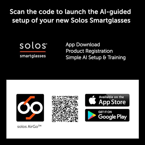 SOLOS AI Powered Glasses | AirGo3 Xeon 5S | Shiny Black | Photochromic | Lenses Integrated ChatGPT for Travel and Real Time Translation | Stereo Speakers | Compatible with iOS and Android