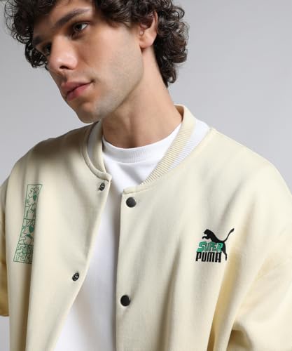 Puma Men's A-Line Coat (629243_Creamy Vanilla