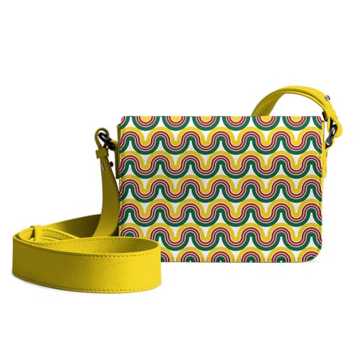 DailyObjects Womens Western Handbag, Wavey Maroon