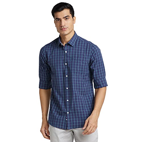 Colorplus Dark Blue Shirt (Size: M)-CMSQ29065-B7