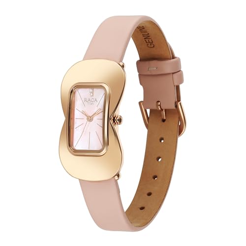 Titan Raga Glimmers Quartz Pink Shaped Dial Women's Watch | Water Resistant Watch | Watches for Women Analog - 95340WL01