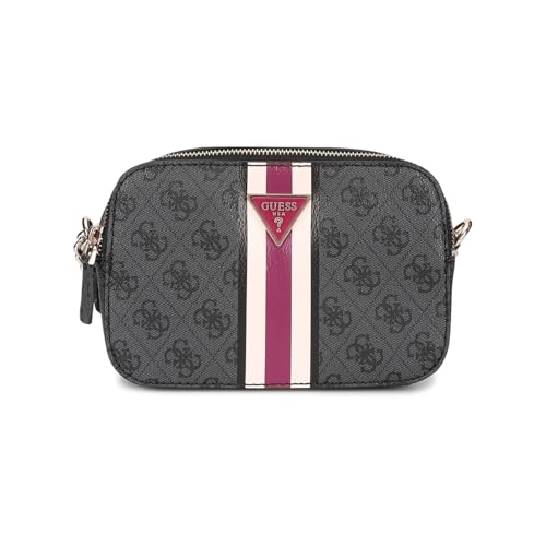 Guess Women Grey Printed Crossbody Camera Bag
