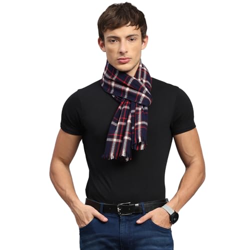 Monte Carlo Warm Winter Wear Woolen Muffler | Scarf For Men & Women Warm lightweight Scarf For Men's | Stylish Wool Neck Wrap for Cold Weather |Winter Wear Accessory for Men Multi 13(Pack of1)
