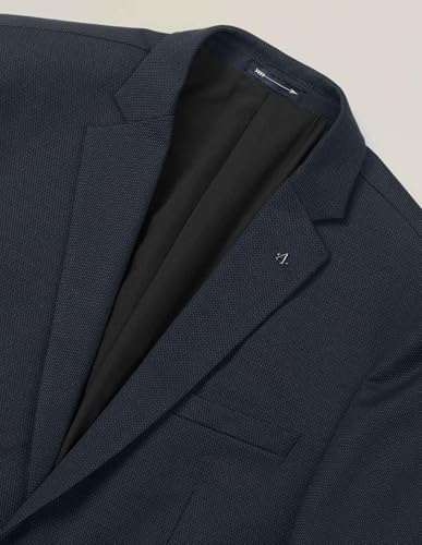 Arrow Men's Nylon Business Suit Pants Set (ARAJSU5529_Navy