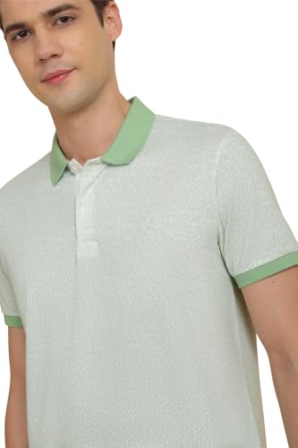 Allen Solly Men's Regular Fit T-Shirt (Green)