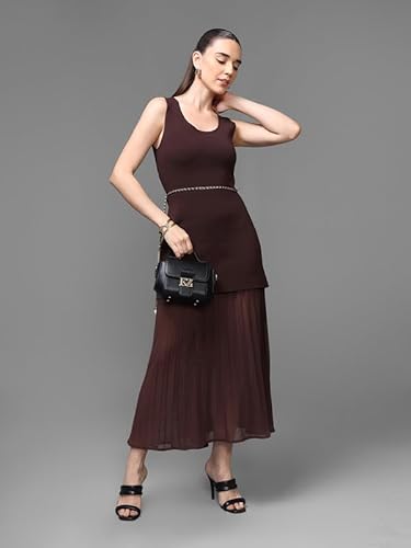 Kazo Beverly Maxi Dress (Brown_M)