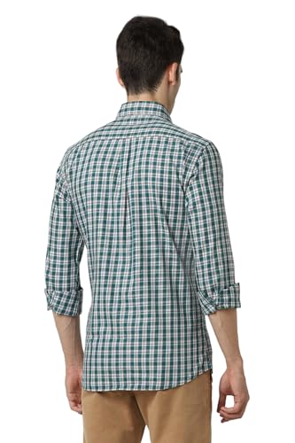 Van Heusen Men's Slim Fit Shirt (Green)