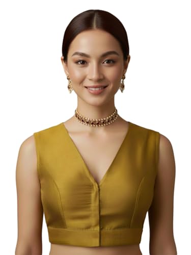 Thevasa Women's Forever Classy Blouse (Silk Pear Green, 32)