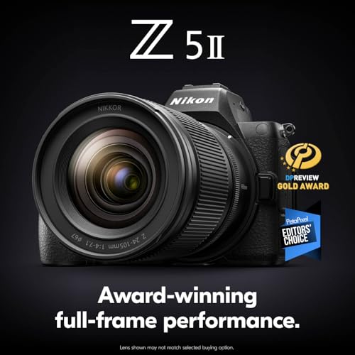Nikon Z5 II with Telephoto Zoom Lens | Full-Frame mirrorless Stills/Video Camera with 24-200mm Wide-Angle to telephoto Zoom Lens | Nikon USA Model