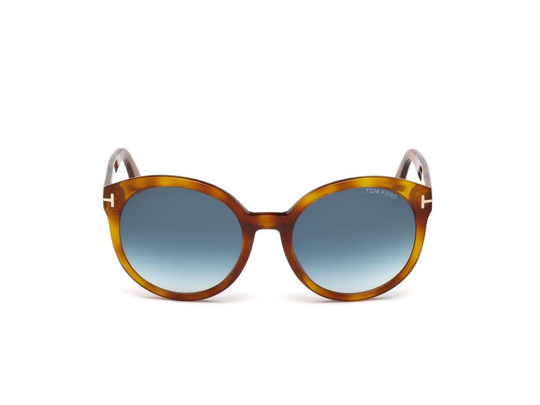 Tom Ford FT0503 53W Blond Havana Phillipa Round Sunglasses Lens Category 2 Size