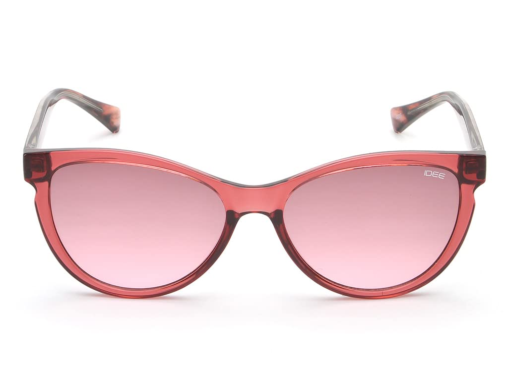 IDEE 100% UV protected sunglasses for Women | Size- Medium | Shape- Cat Eye | Model- IDS2646C3SG (Pink)